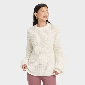 A New Day Cream Crew Neck Sweater